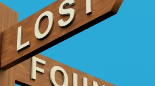 Lost and Found sign