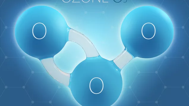 Graphic depicting the ozone